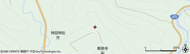 愛知県北設楽郡設楽町神田空4周辺の地図