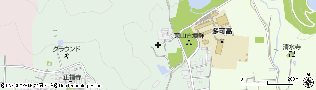 兵庫県多可郡多可町中区東山539周辺の地図