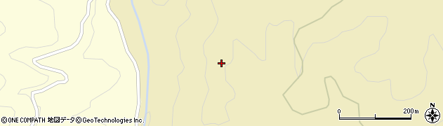 愛知県設楽町（北設楽郡）田内（栗尾）周辺の地図