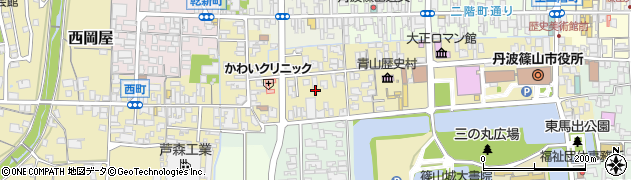 兵庫県丹波篠山市北新町67周辺の地図