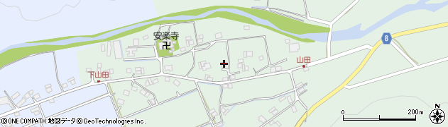 兵庫県神崎郡神河町山田487周辺の地図