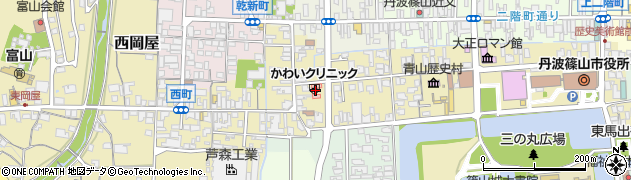 兵庫県丹波篠山市北新町71周辺の地図