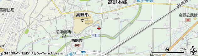 岡山県津山市高野本郷1051周辺の地図