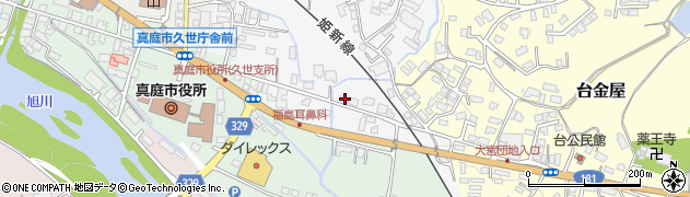 岡山県真庭市多田24周辺の地図