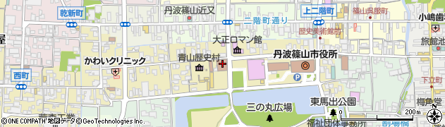 篠山郵便局周辺の地図