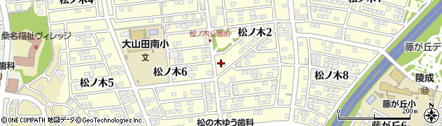 三重県桑名市松ノ木周辺の地図