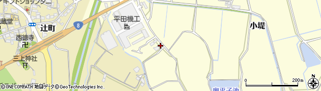 滋賀県野洲市小堤1076周辺の地図