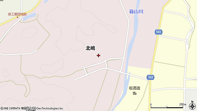 〒669-2417 兵庫県丹波篠山市北島の地図