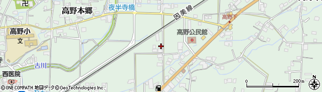 岡山県津山市高野本郷1546周辺の地図