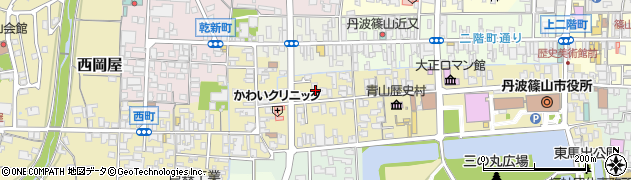 兵庫県丹波篠山市北新町76周辺の地図