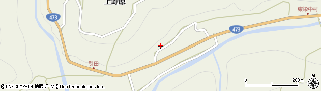 愛知県北設楽郡東栄町月滝貝津3周辺の地図