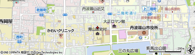 兵庫県丹波篠山市北新町88-6周辺の地図