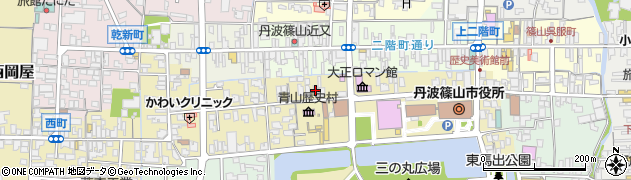 兵庫県丹波篠山市北新町88周辺の地図