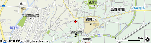 岡山県津山市高野本郷1140周辺の地図