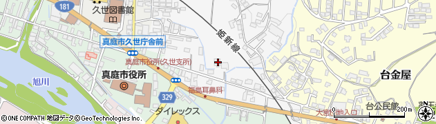 岡山県真庭市多田72周辺の地図