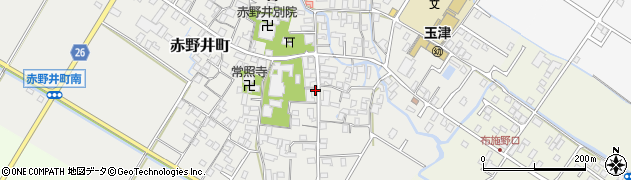 滋賀県守山市赤野井町345周辺の地図