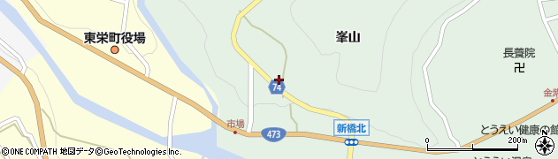愛知県北設楽郡東栄町下田峯山64周辺の地図
