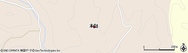 兵庫県佐用郡佐用町末包周辺の地図