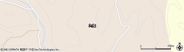 兵庫県佐用町（佐用郡）末包周辺の地図