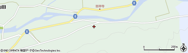兵庫県神崎郡神河町山田735周辺の地図