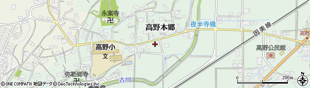岡山県津山市高野本郷868周辺の地図