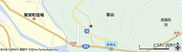 愛知県北設楽郡東栄町下田峯山22周辺の地図