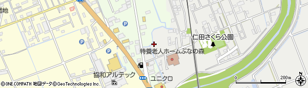 静岡県田方郡函南町仁田232周辺の地図