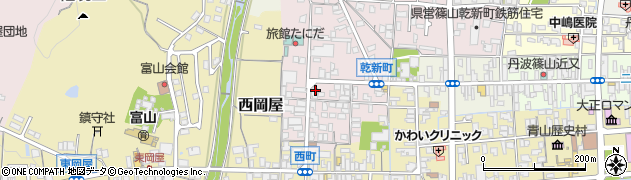 みなと銀行篠山支店周辺の地図