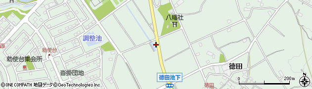 愛知県豊明市沓掛町徳田池下7周辺の地図