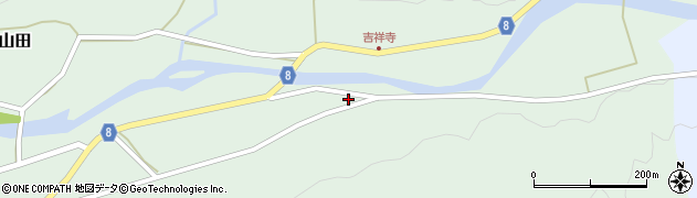 兵庫県神崎郡神河町山田746周辺の地図