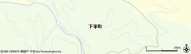 愛知県豊田市下平町周辺の地図