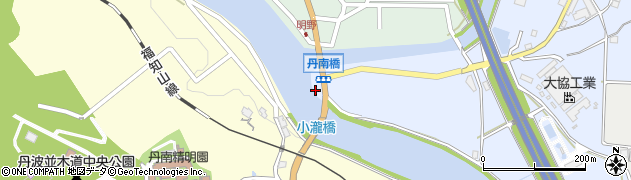 丹南橋周辺の地図