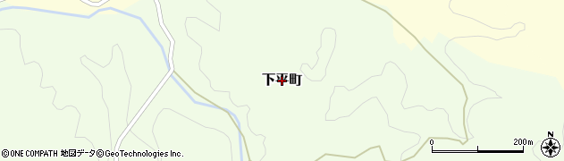 愛知県豊田市下平町周辺の地図