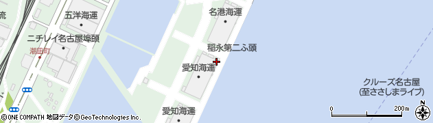 愛知海運株式会社名古屋支店稲永第２埠頭現業所周辺の地図