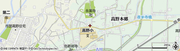 岡山県津山市高野本郷1034周辺の地図