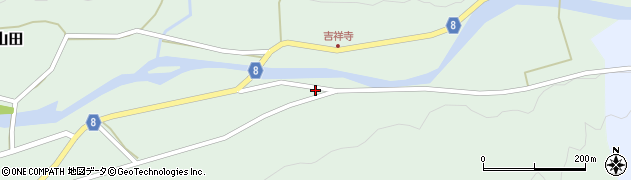 兵庫県神崎郡神河町山田741周辺の地図