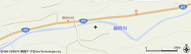 愛知県北設楽郡東栄町月浜井バ3周辺の地図