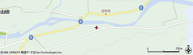 兵庫県神崎郡神河町山田738周辺の地図