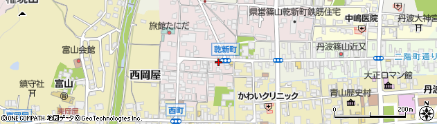 岸田紙店周辺の地図