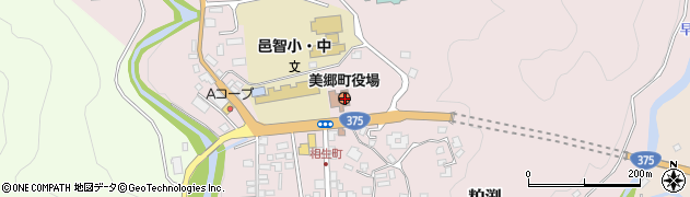 島根県邑智郡美郷町周辺の地図