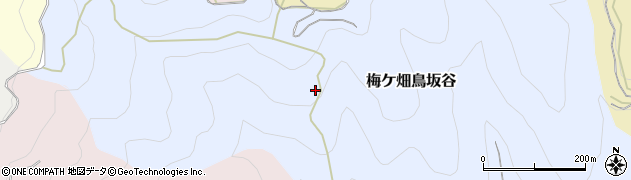京都府京都市右京区梅ケ畑真野ケ百合周辺の地図