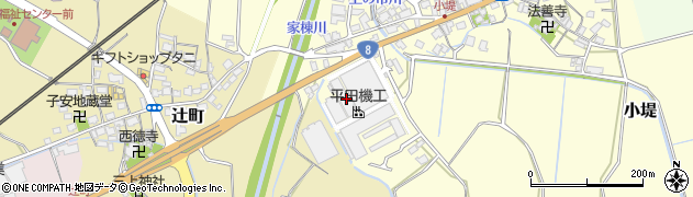 滋賀県野洲市小堤423周辺の地図