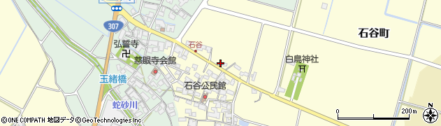 滋賀県東近江市石谷町520周辺の地図