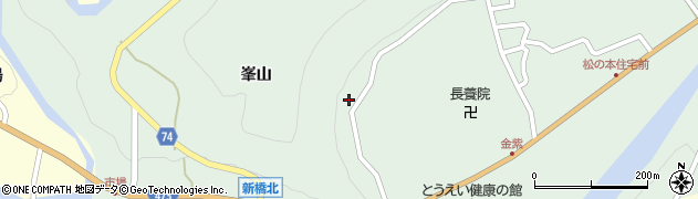 愛知県北設楽郡東栄町下田峯山23周辺の地図