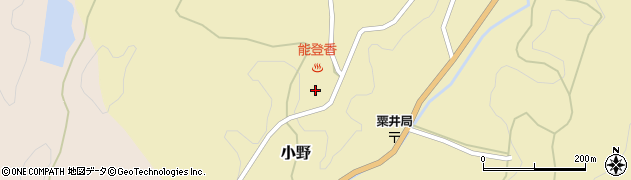 美作市立　粟井診療所周辺の地図
