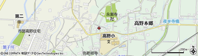 岡山県津山市高野本郷1089周辺の地図