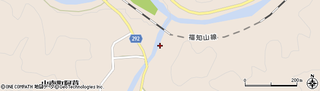 兵庫県丹波市山南町阿草4周辺の地図