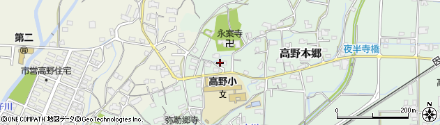 岡山県津山市高野本郷1031周辺の地図