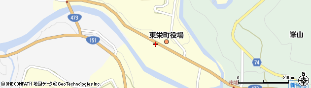 東栄町役場前周辺の地図