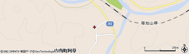 兵庫県丹波市山南町阿草938周辺の地図